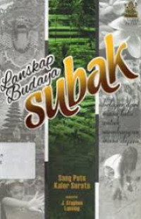 Lanskap Budaya Subak